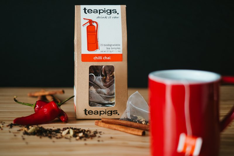 tea, chili chai, teapigs