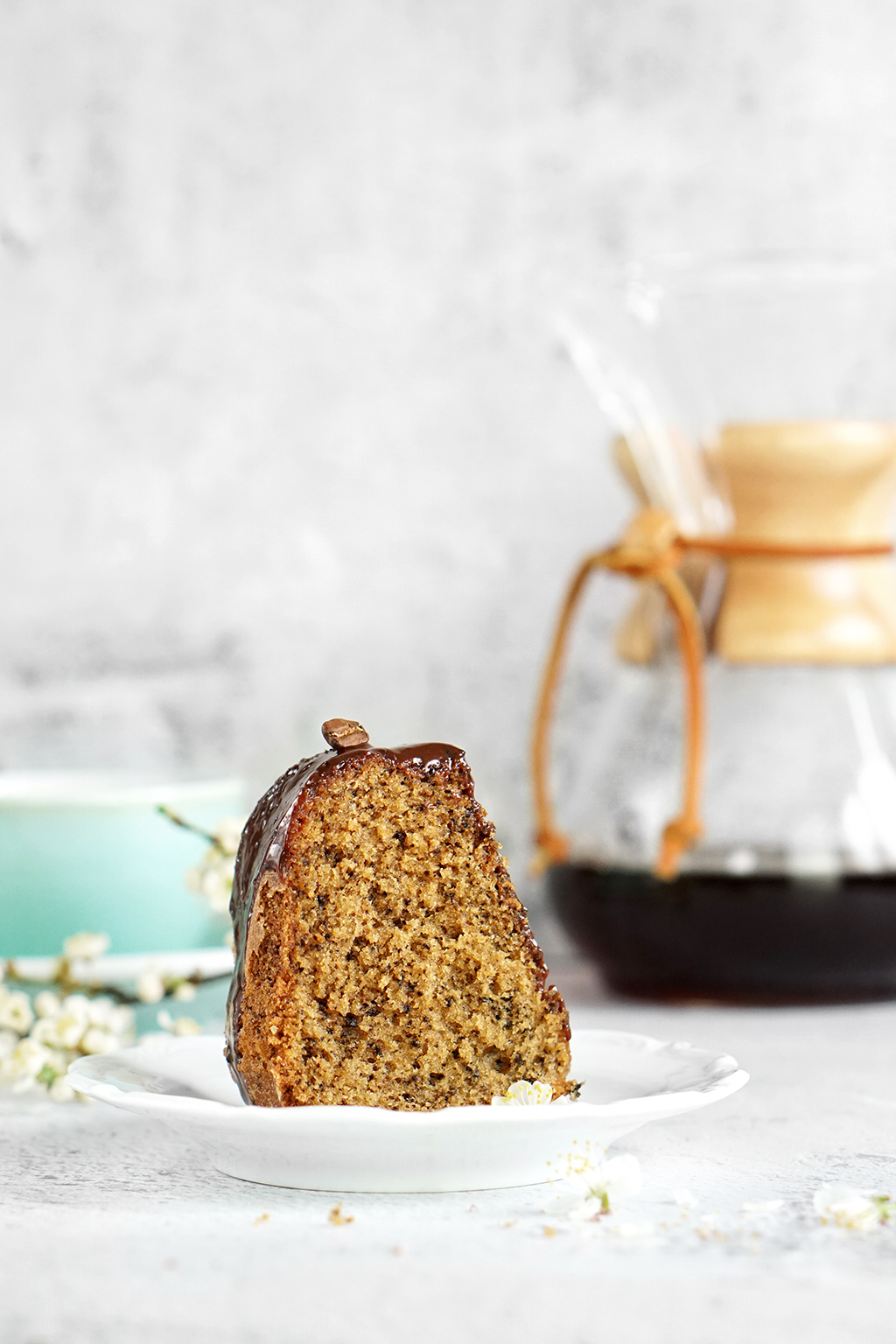 piece of bundt coffee cake