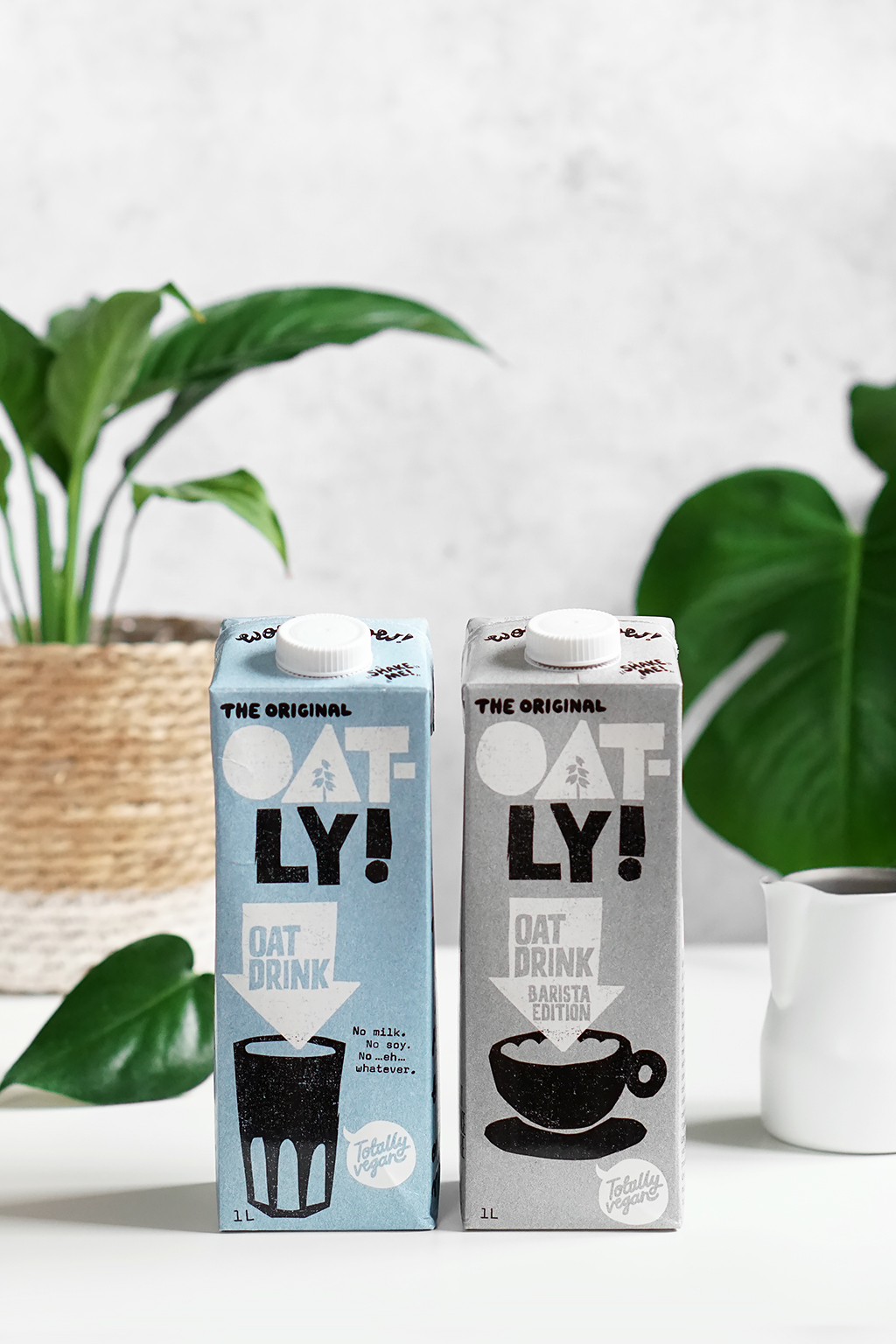 Oatly plant-based drinks