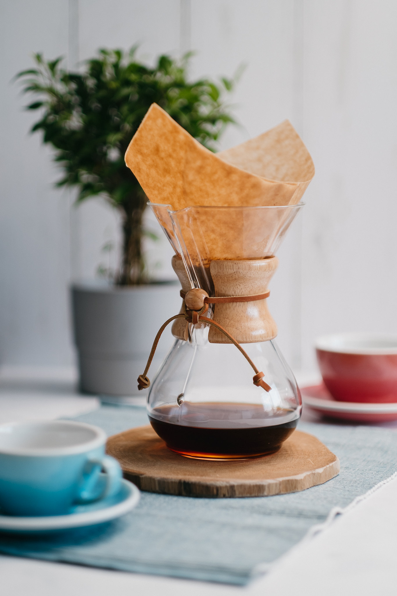 Brown filter for Chemex