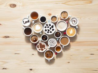 coffee heart