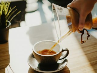 chemex kawa w filiżance