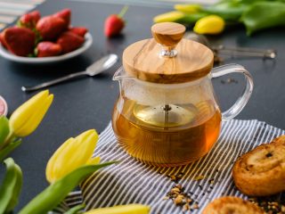tea in a jug