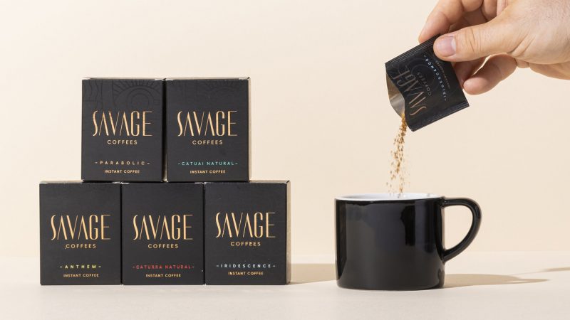 Savage Coffees instant coffee